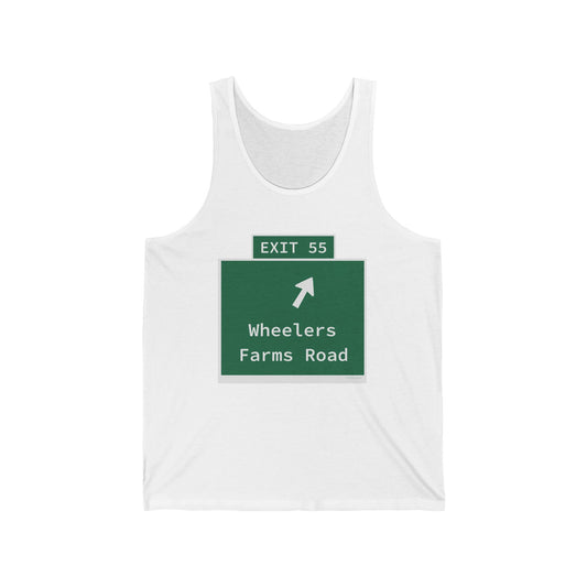Vintage WCP Exit 55 Sign Unisex Jersey Tank Top