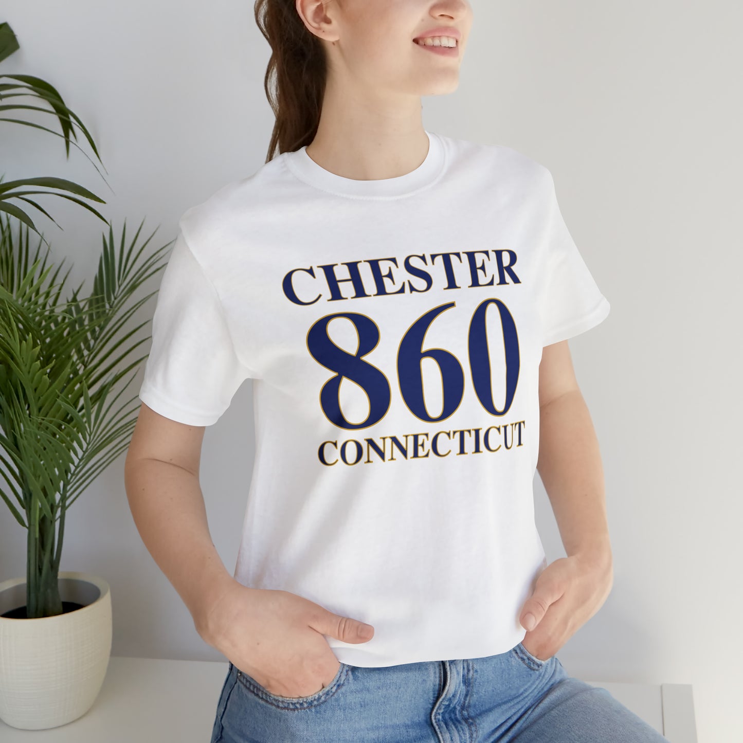 Chester 860 Connecticut Unisex Jersey Short Sleeve T-Shirt