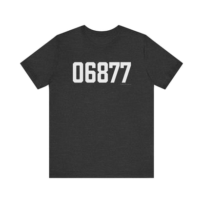 06877 Ridgefield CT Zip Code Unisex Jersey Short Sleeve T-Shirt