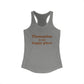 Thomaston is My Happy Place Women's Ideal Racerback Tank Top