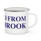 Just a kid from Old Saybrook Enamel Camping Mug