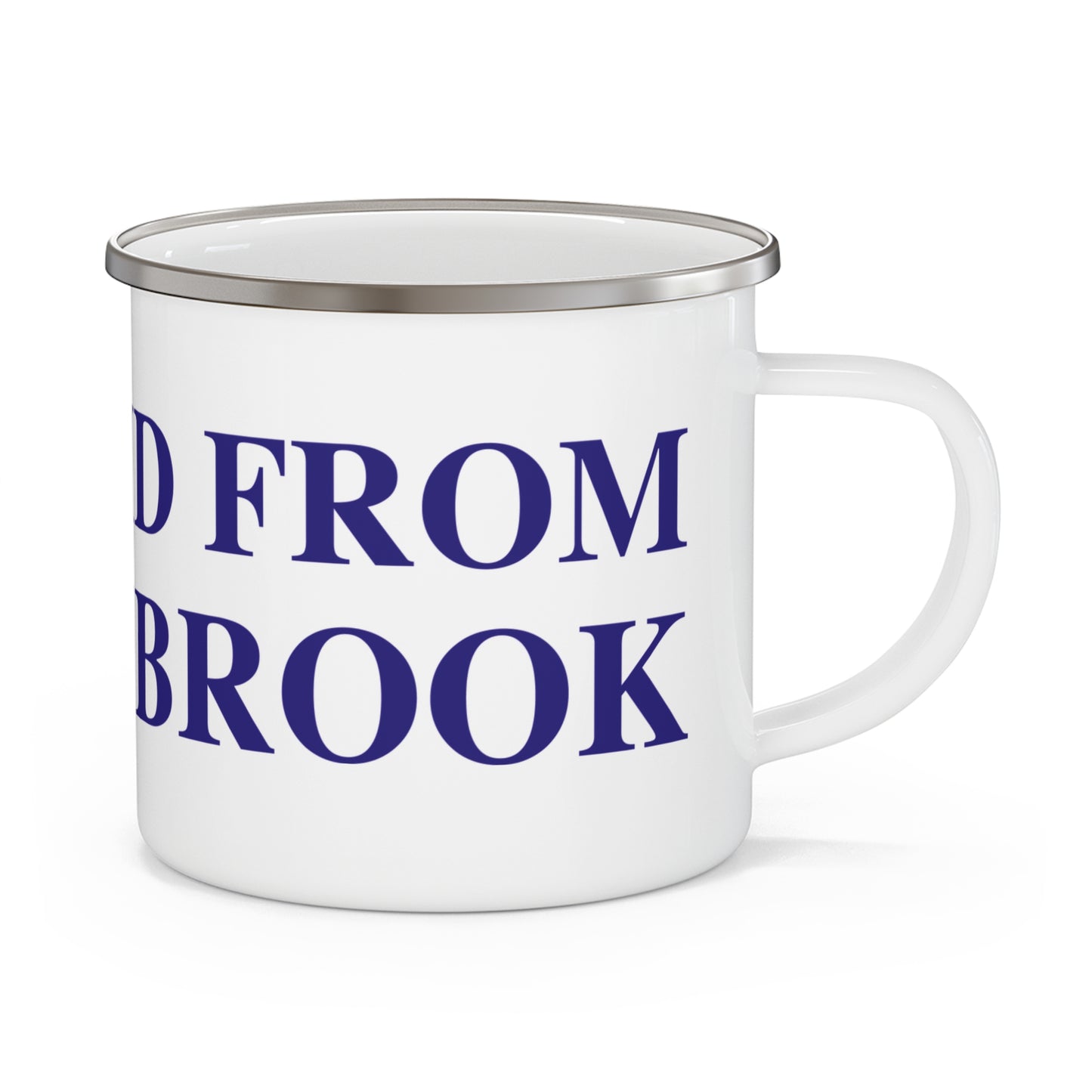 Just a kid from Old Saybrook Enamel Camping Mug
