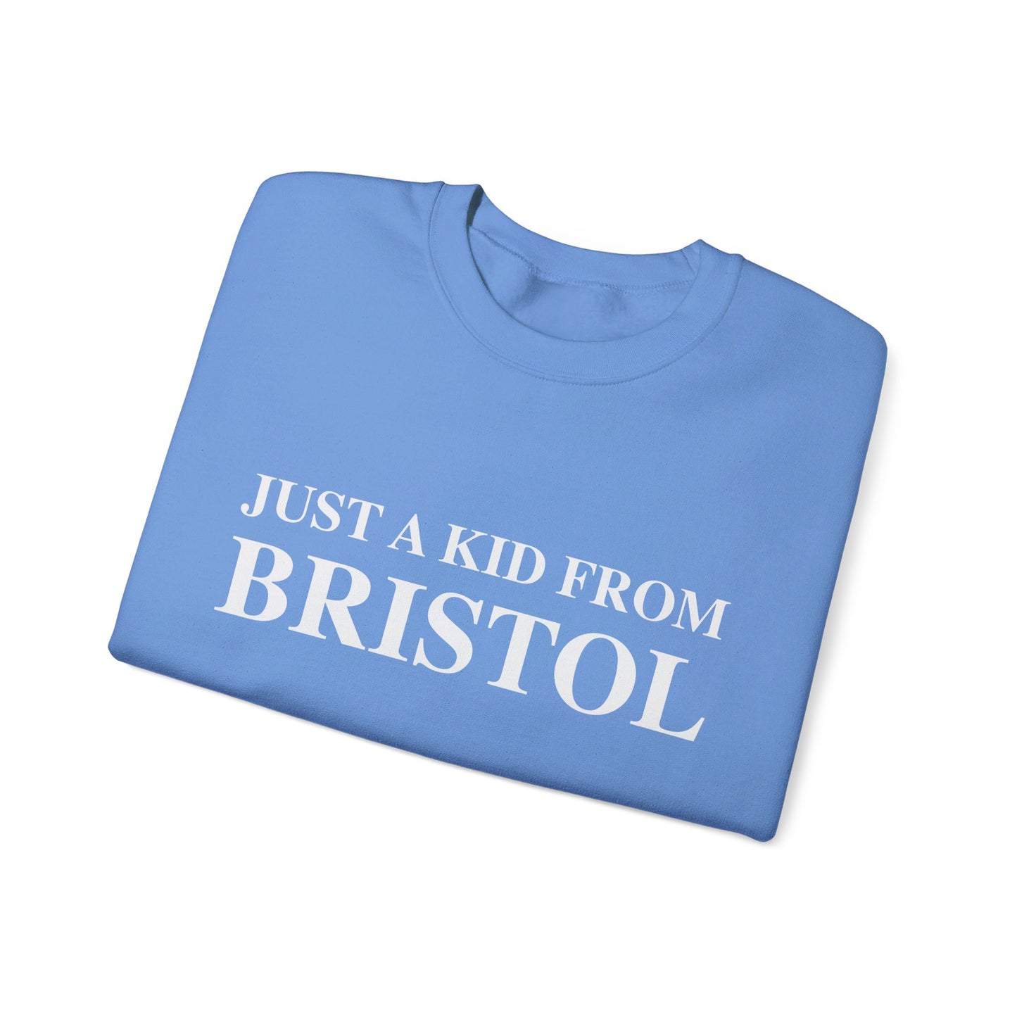 Just a kid from Bristol Unisex Heavy Blend™ Crewneck Sweatshirt