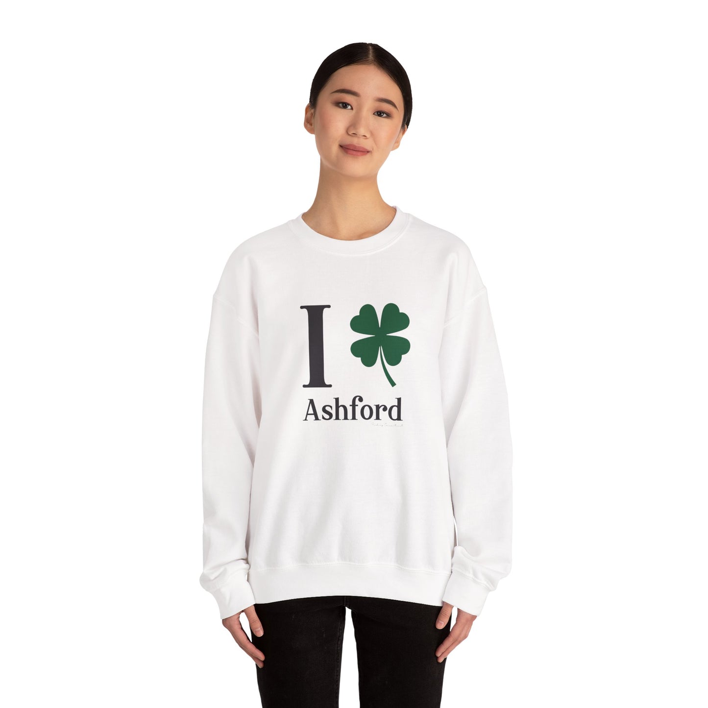 I Clover Ashford Unisex Heavy Blend™ Crewneck Sweatshirt