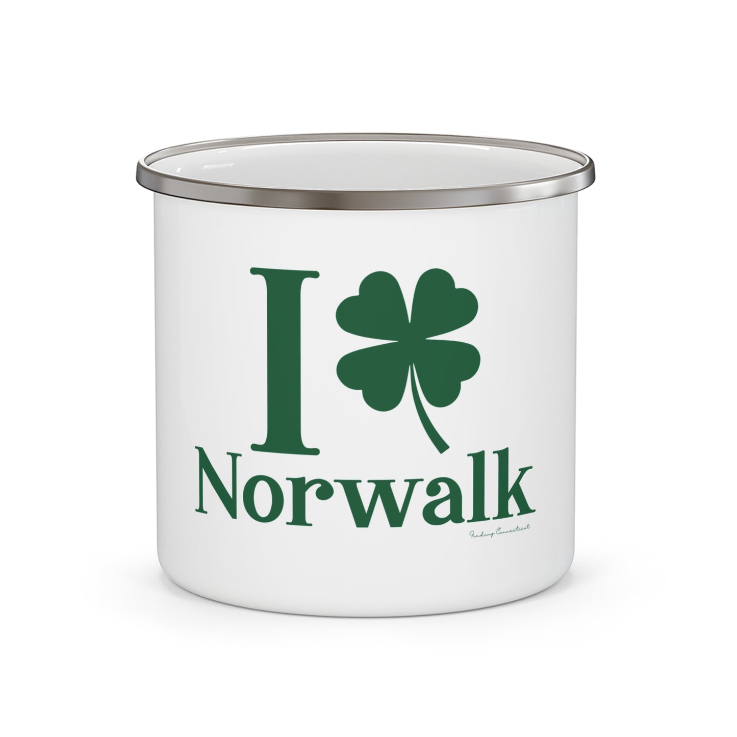 I Clover Norwalk Enamel Camping Mug