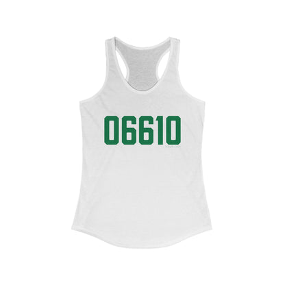 06610  Bridgeport Connecticut Zip Code Women's Ideal Racerback Tank Top