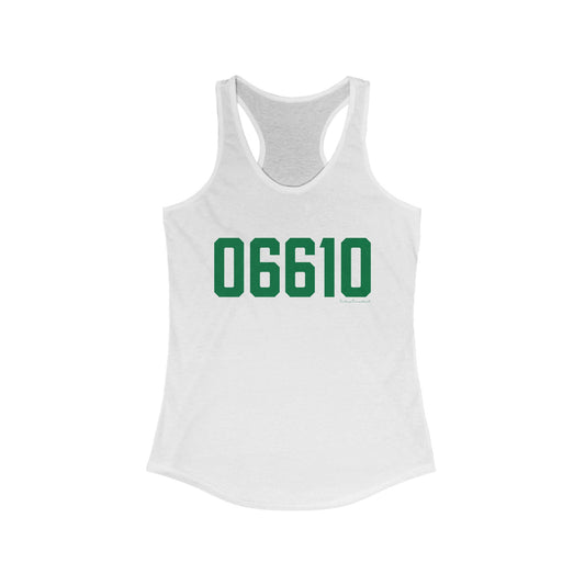 06610  Bridgeport Connecticut Zip Code Women's Ideal Racerback Tank Top