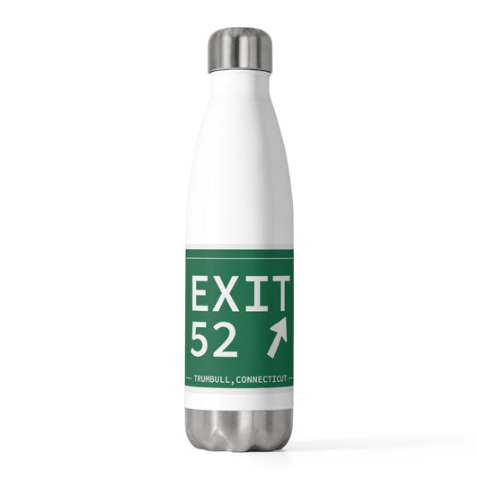 Vintage Exit 52  Merritt Parkway Sign 20oz Insulated Bottle