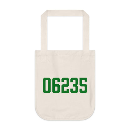 06235 Chaplin Connecticut Zip Code Organic Canvas Tote Bag
