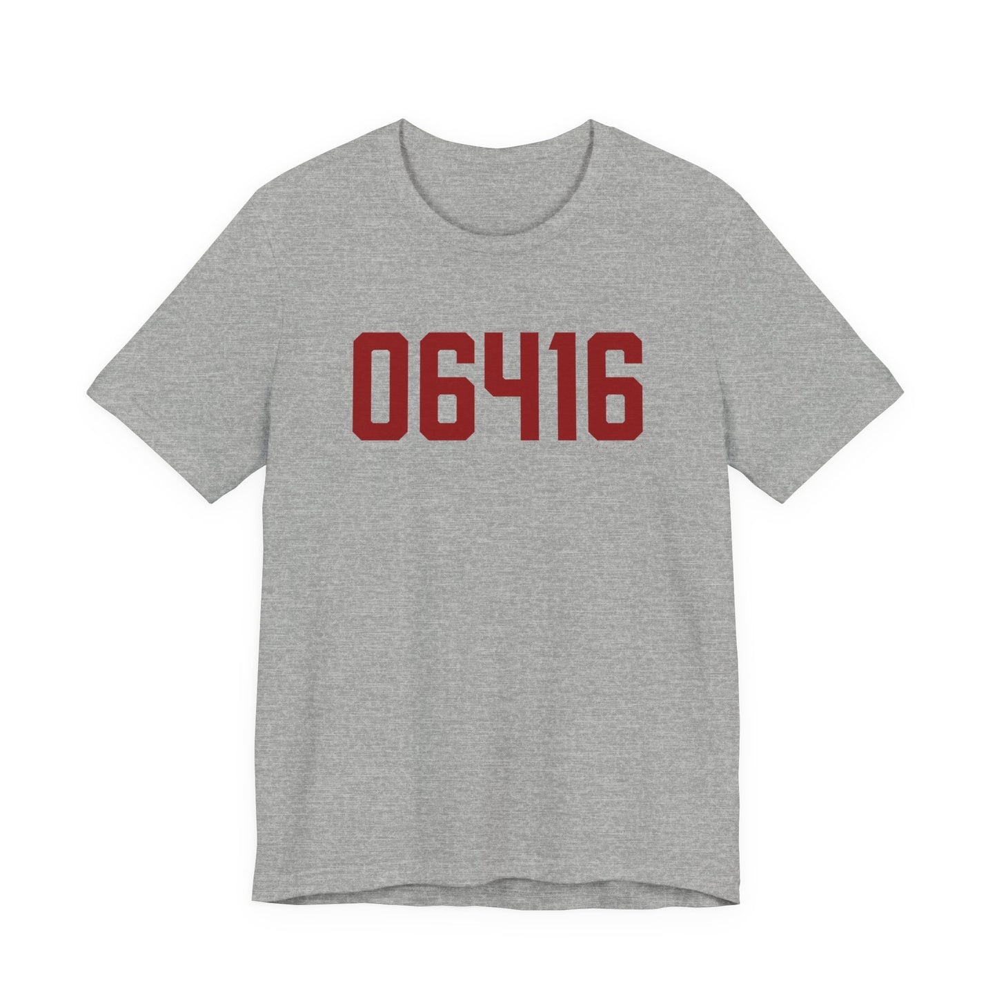 06416 Cromwell Connecticut Zip Code Unisex Jersey Short Sleeve T-Shirt