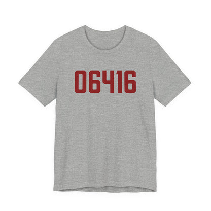 06416 Cromwell Connecticut Zip Code Unisex Jersey Short Sleeve T-Shirt
