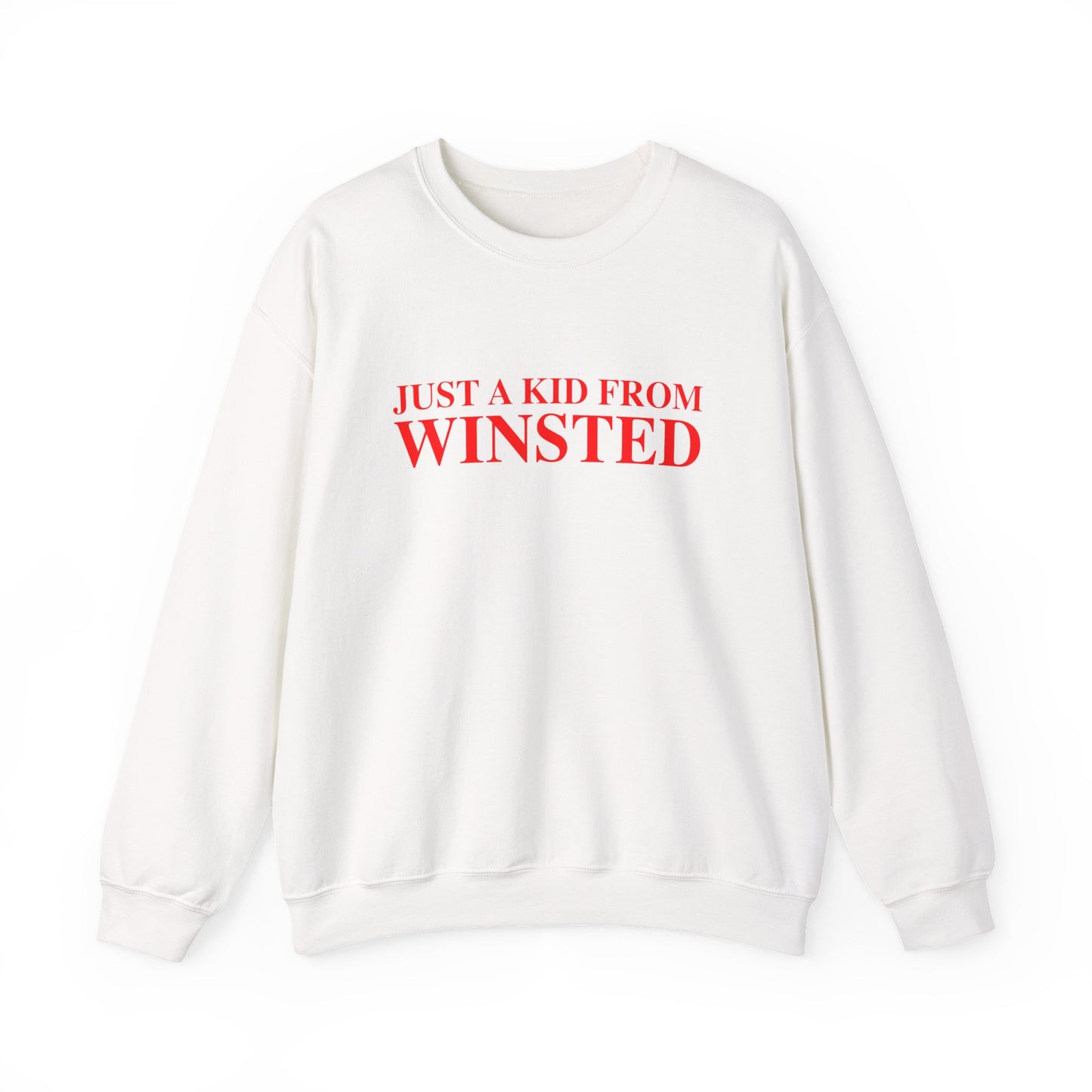 Just a kid from Winsted Unisex Heavy Blend™ Crewneck Sweatshirt