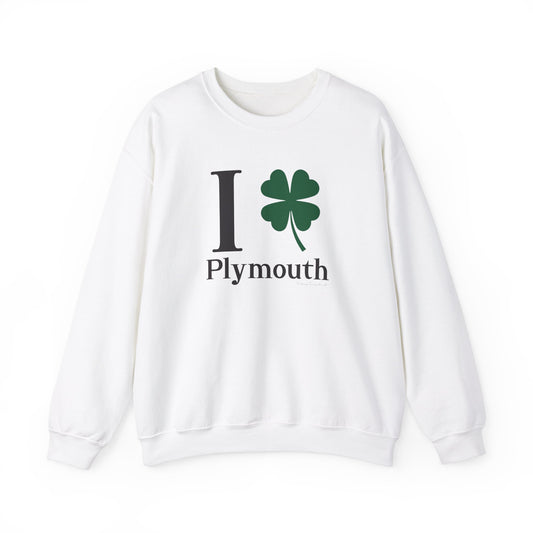 I Clover Plymouth Unisex Heavy Blend™ Crewneck Sweatshirt