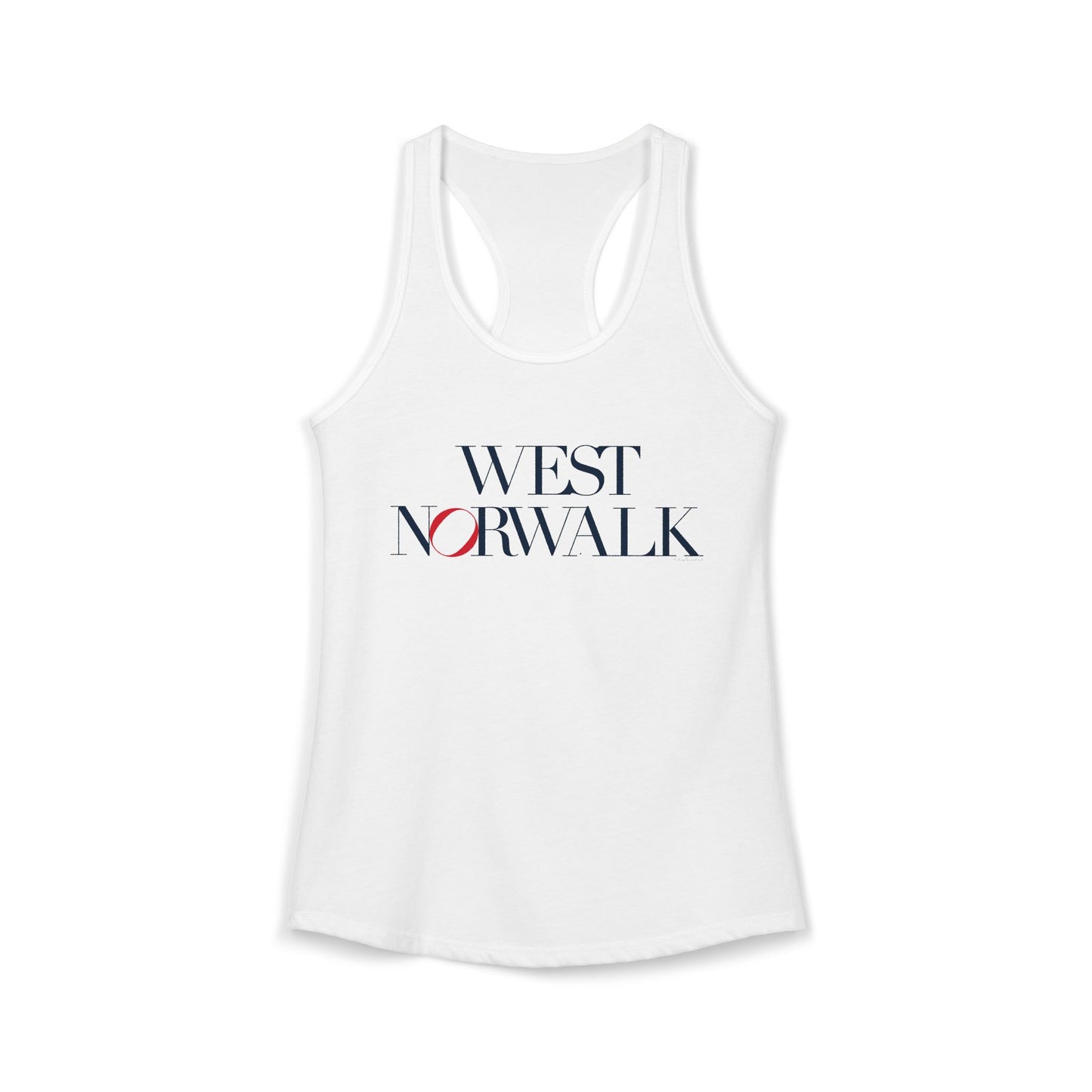 41 Tilt West Norwalk Women's Ideal Racerback Tank Top