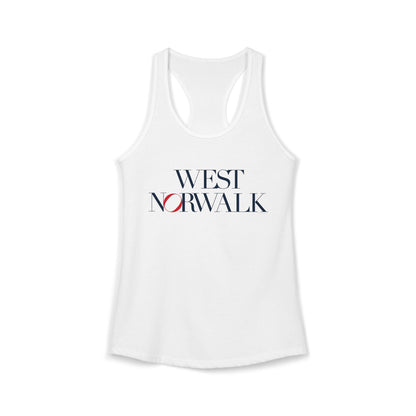 41 Tilt West Norwalk Women's Ideal Racerback Tank Top