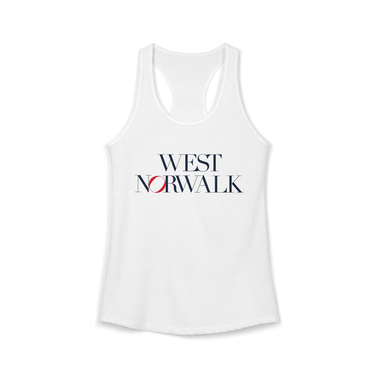 41 Tilt West Norwalk Women's Ideal Racerback Tank Top