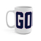 Goose Zip Code Blue & Purple Mug 15oz