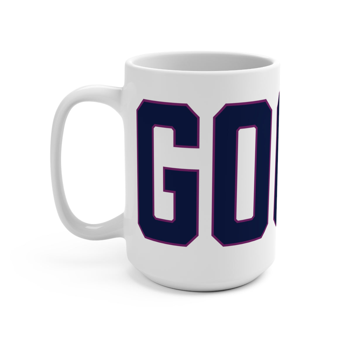 Goose Zip Code Blue & Purple Mug 15oz