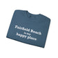 Fairfield Beach is My Happy Place Unisex Heavy Blend™ Crewneck Sweatshirt