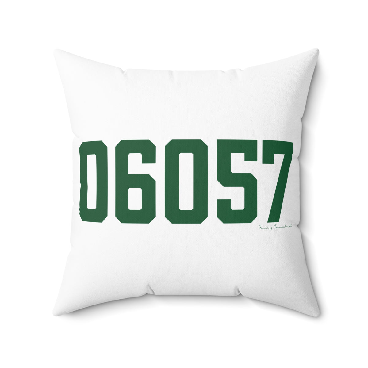 06057 New Hartford Connecticut Zip Code Polyester Square Pillow