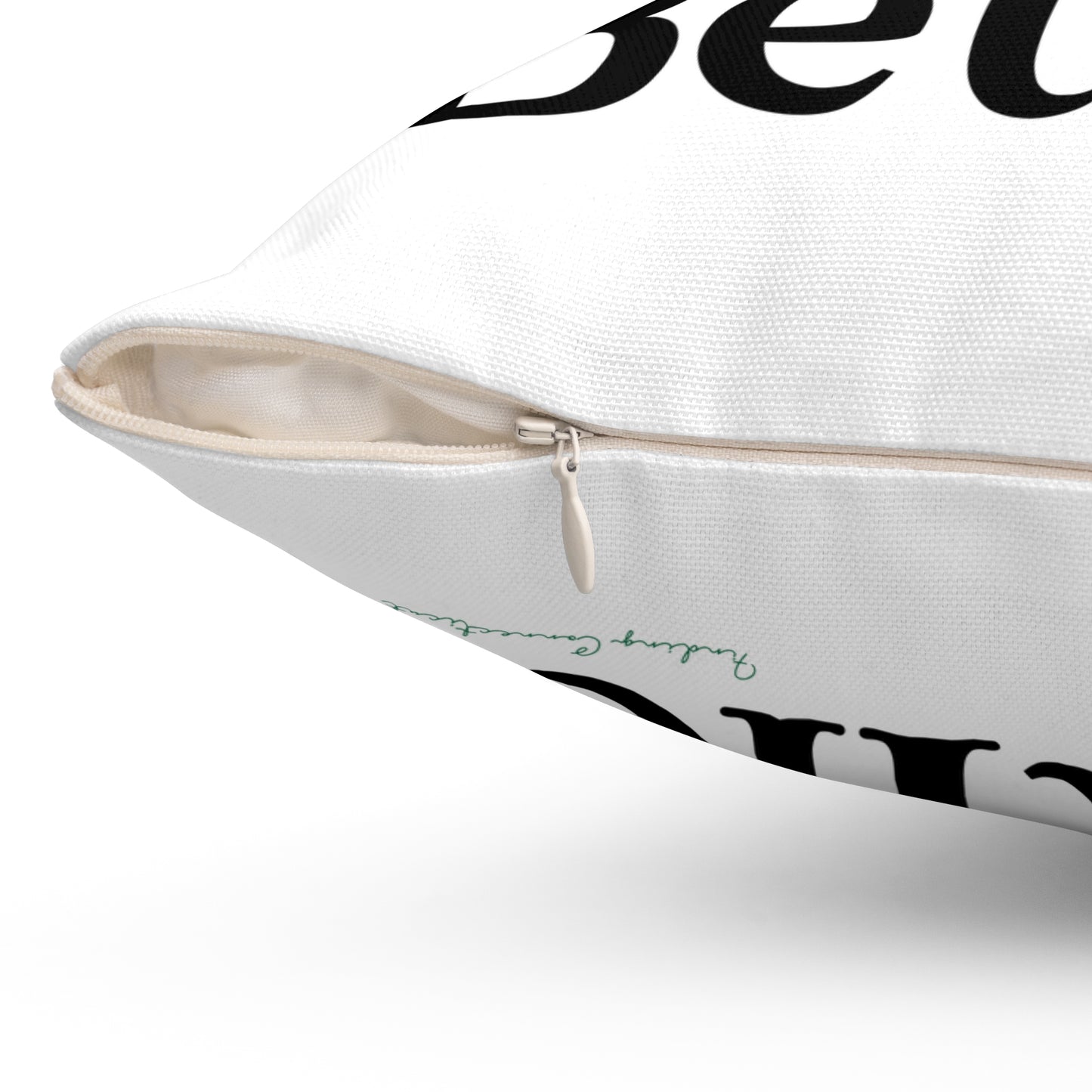 I Clover Bethel Spun Polyester Square Pillow