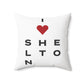 Shelton Vision Spun Polyester Square Pillow