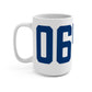 06470 Newtown Connecticut Zip Code Mug 15oz