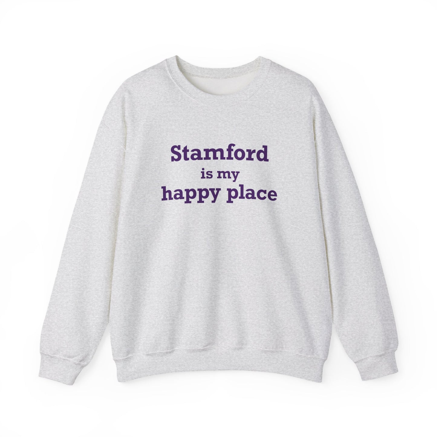 Stamford Is My Happy Place Unisex Heavy Blend™ Crewneck Sweatshirt