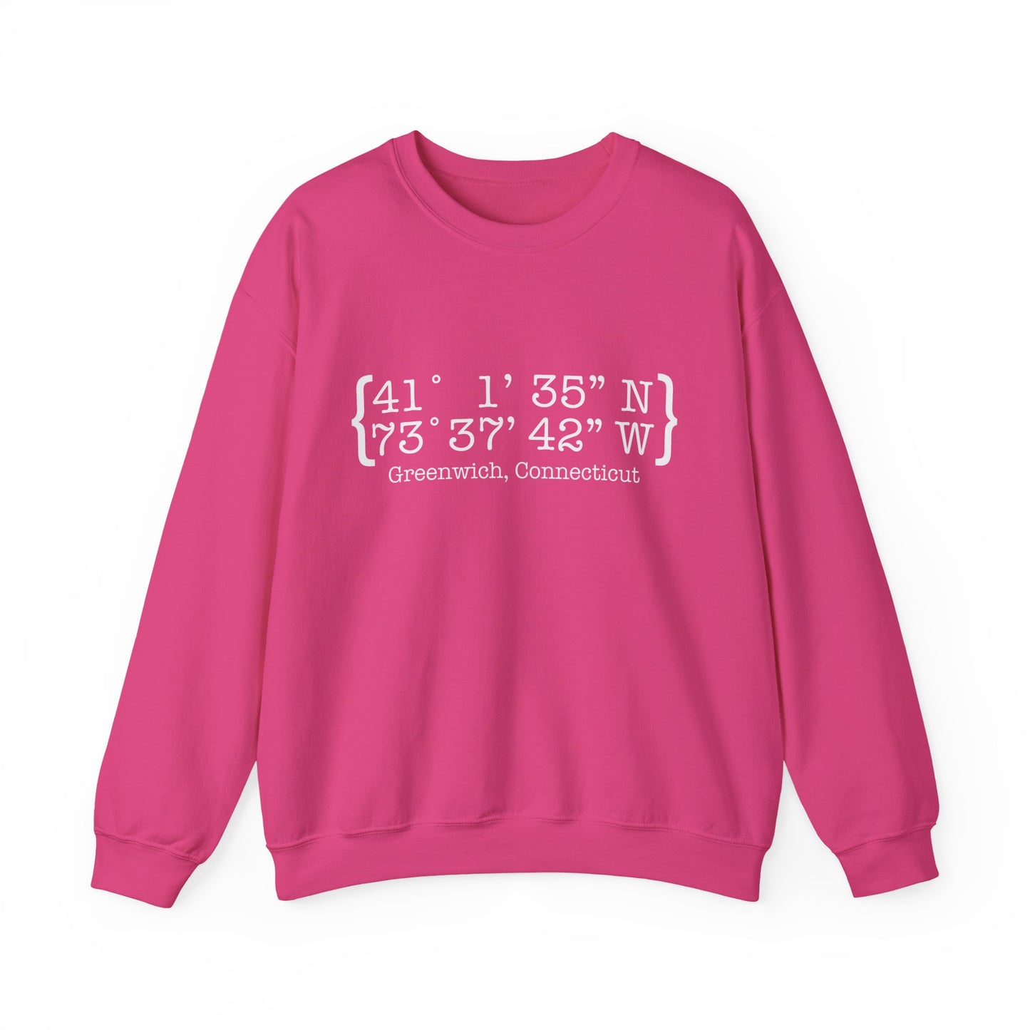 Greenwich Coordinates Unisex Heavy Blend™ Crewneck Sweatshirt