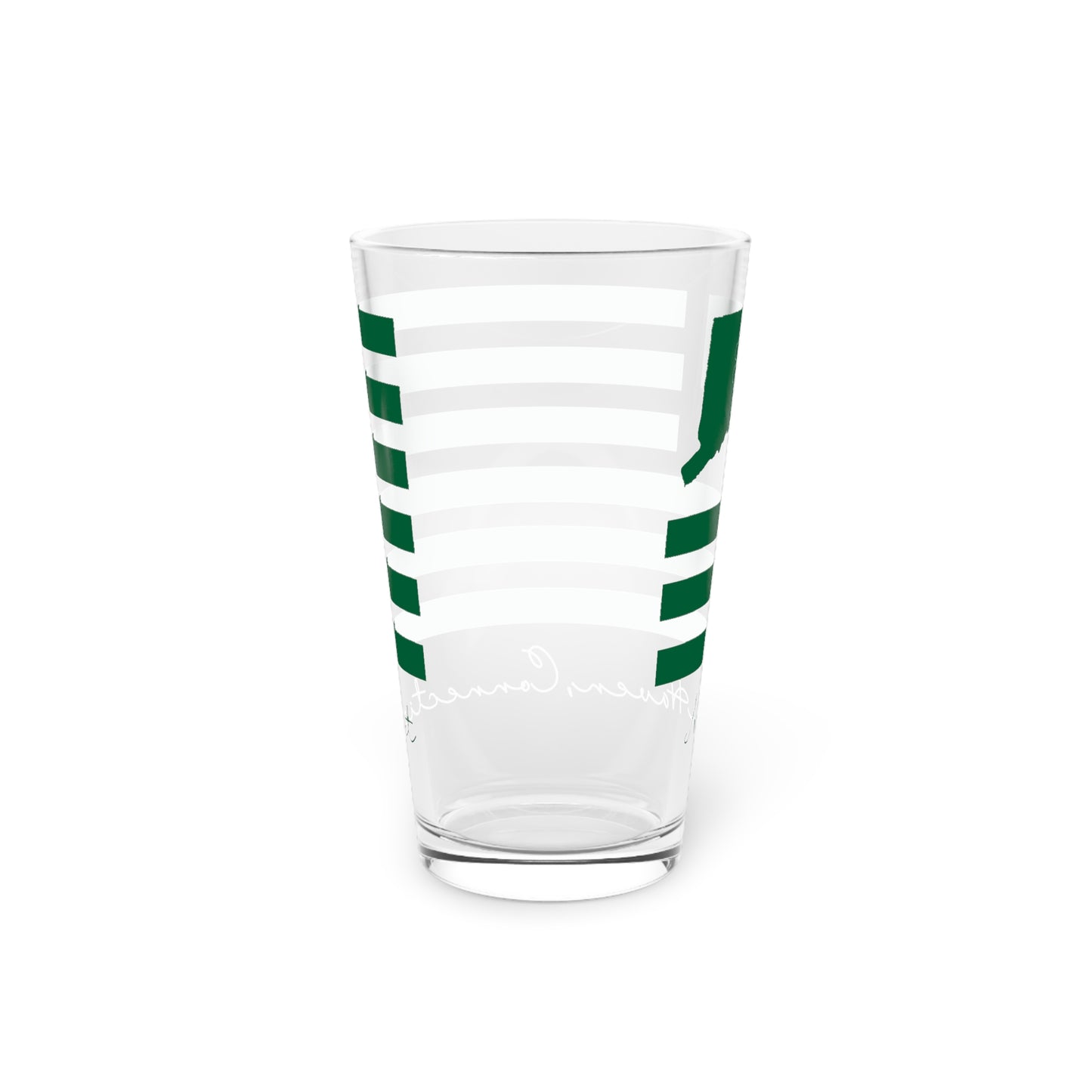 New Haven Connecticut St. Patrick’s Day Flag Pint Glass, 16oz
