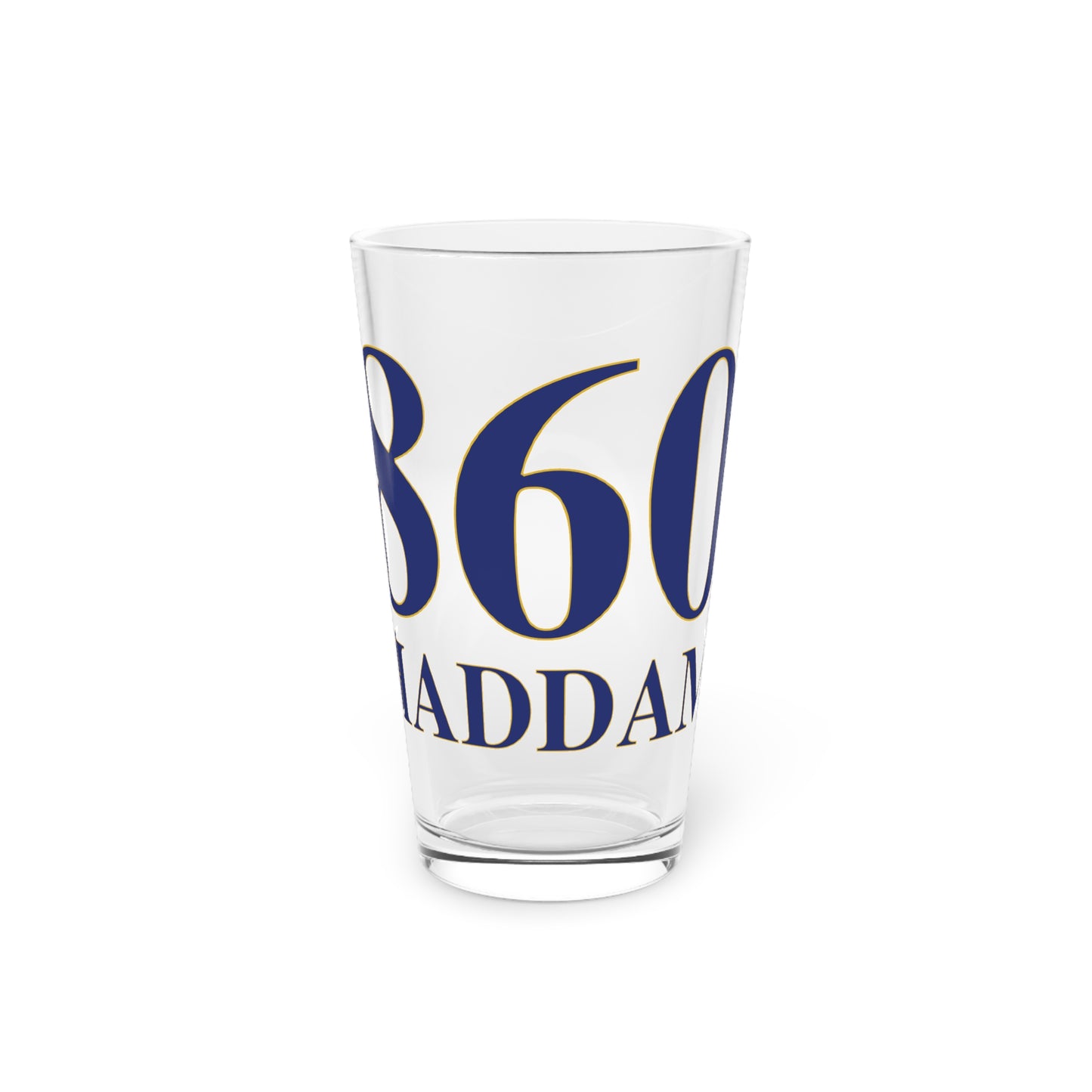 860 Haddam Pint Glass, 16oz