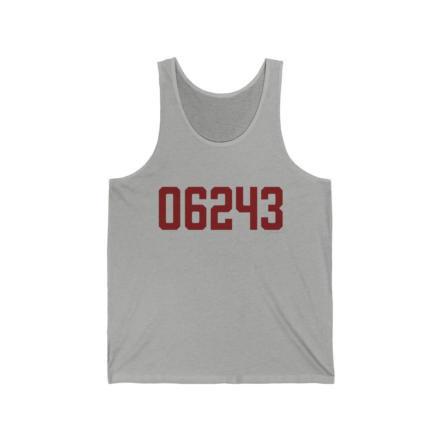 06243 Killingly  Connecticut Zip Code Unisex Jersey Tank Top