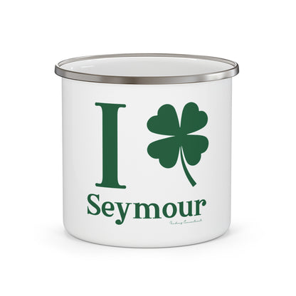 I Clover Seymour Enamel Camping Mug