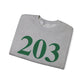 203 Unisex Heavy Blend™ Crewneck Sweatshirt Lucky Green – St. Patrick’s Day