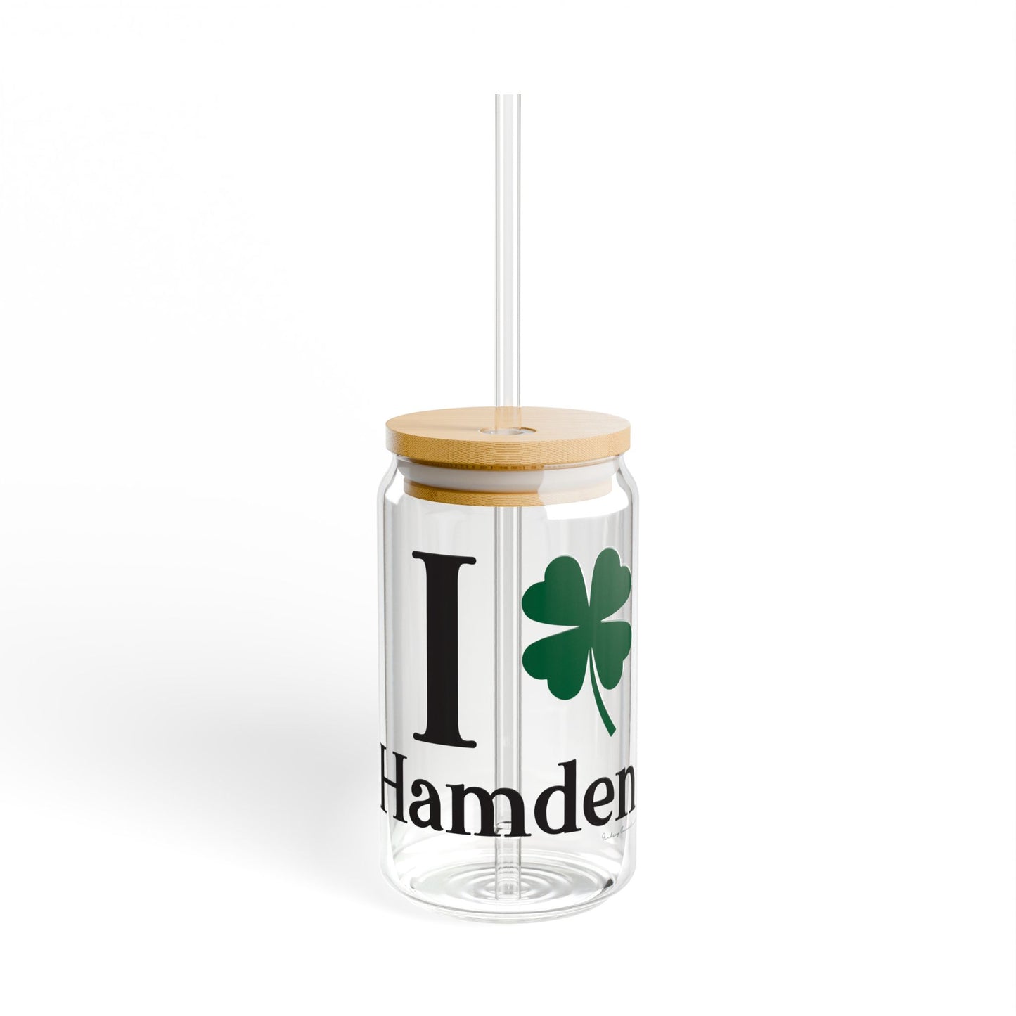 I Clover Hamden Sipper Glass, 16oz