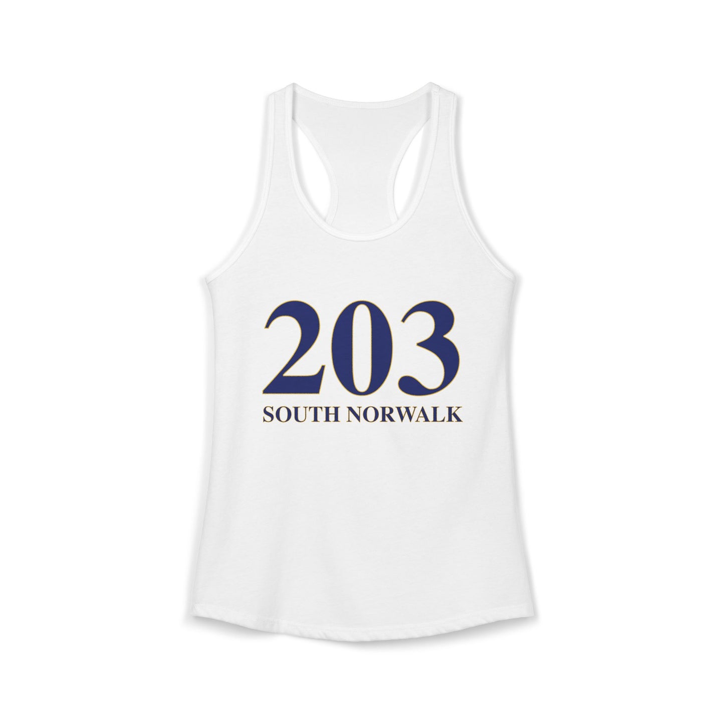 203 South Norwalk Women's Ideal Racerback Tank Top