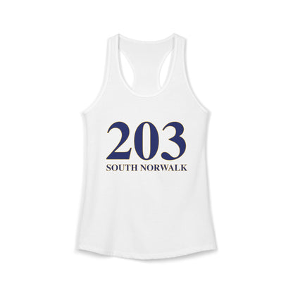 203 South Norwalk Women's Ideal Racerback Tank Top