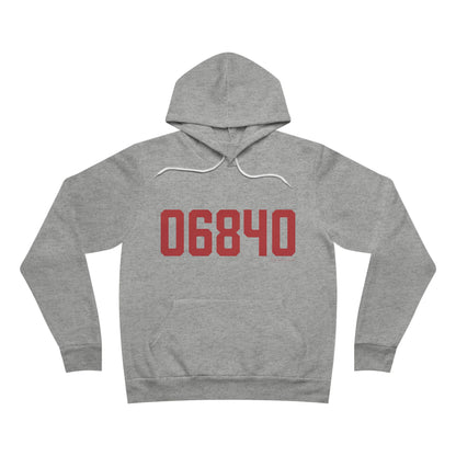 06840 New Canaan Connecticut Zip Code Unisex Sponge Fleece Pullover Hoodie