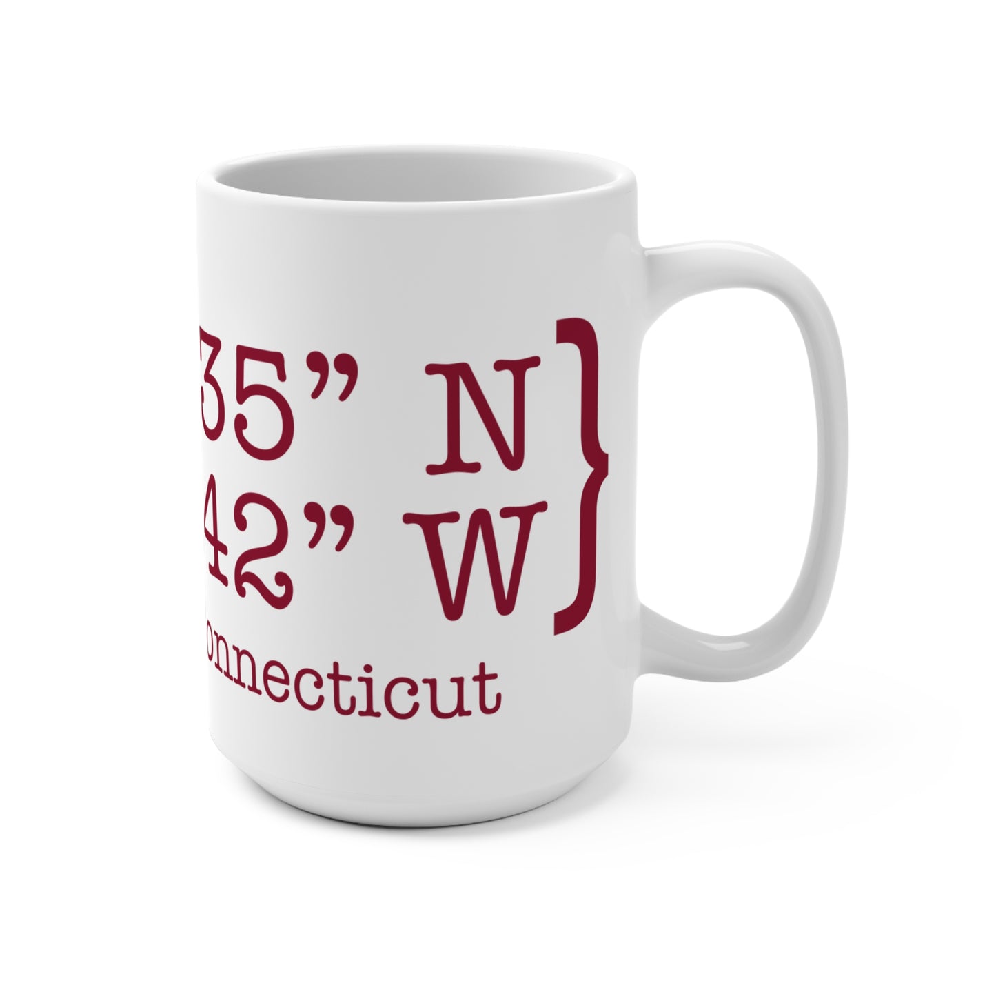 Greenwich Coordinates  Mug 15oz