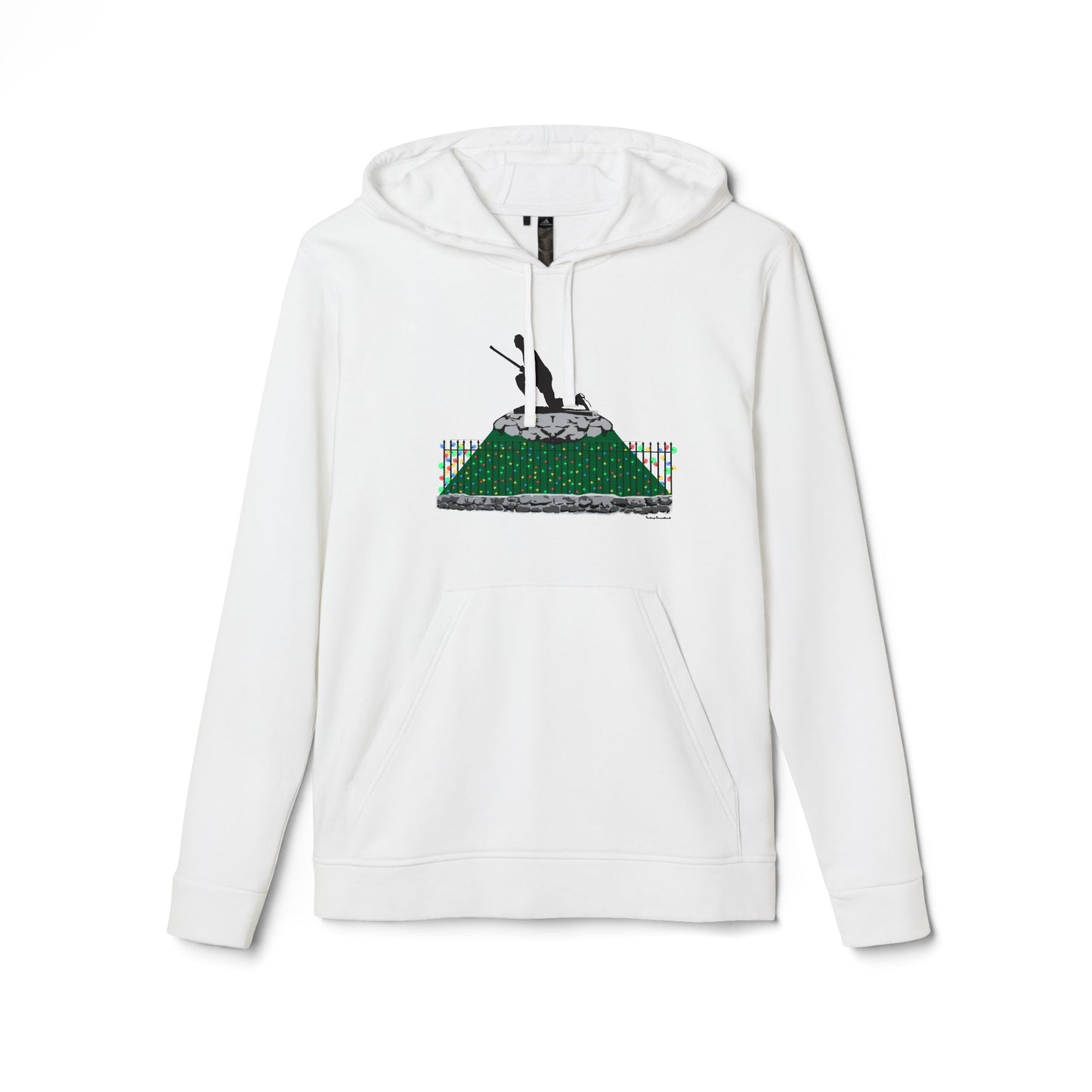 Minuteman Holiday Lights adidas Unisex Fleece Hoodie Sweatshirt