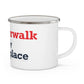 West Norwalk is My Happy Place Enamel Camping Mug