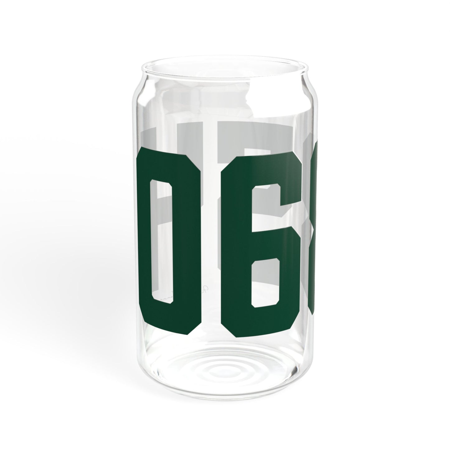 06854 Norwalk Connecticut Zip Code Sipper Glass, 16oz