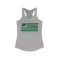 Middlebury Connecticut St. Patrick’s Day Flag Women's Ideal Racerback Tank Top