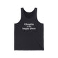 Chaplin is My Happy Place Unisex Jersey Tank Top
