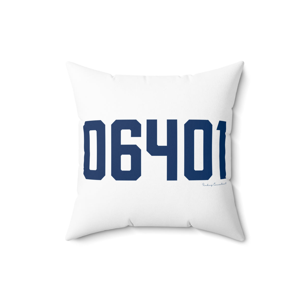 06401 Ansonia Connecticut Zip Code Polyester Square Pillow