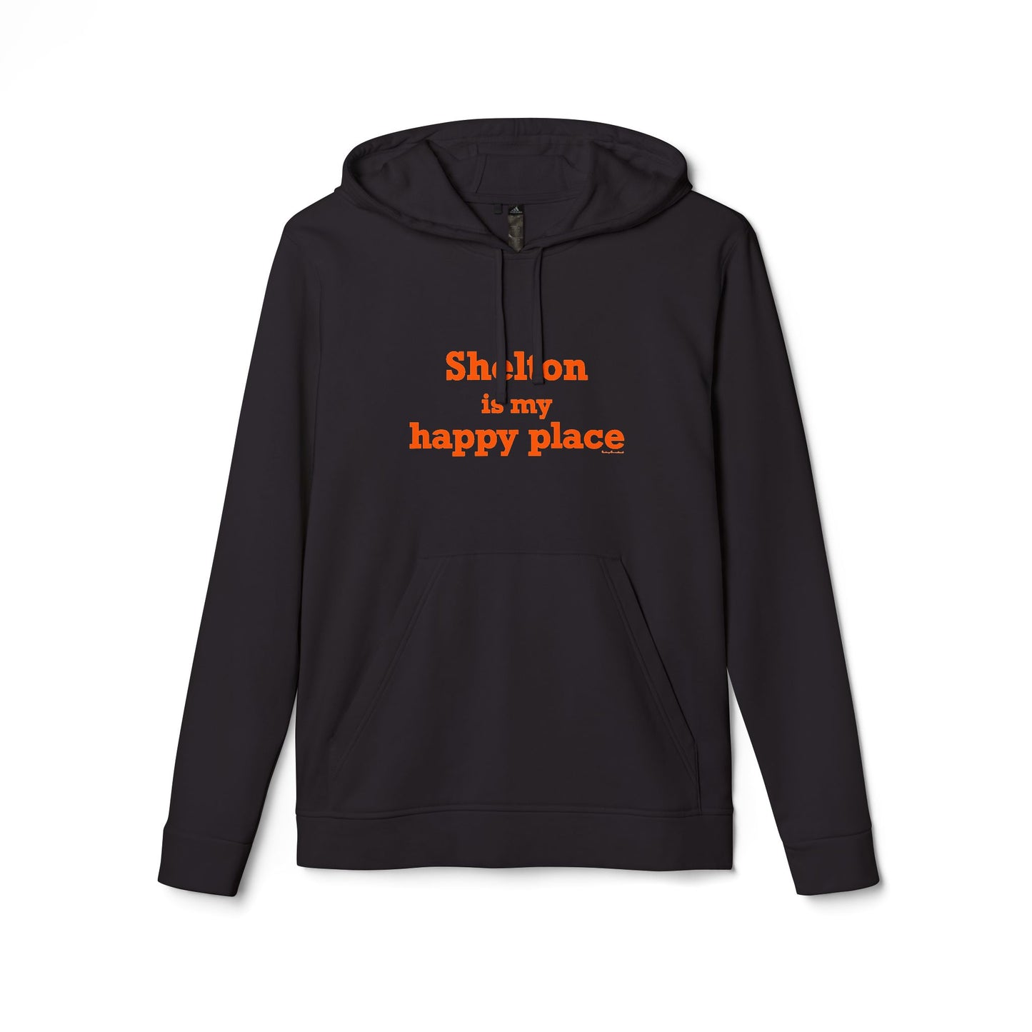 Shelton Is My Happy Place adidas Unisex Fleece Hoodie