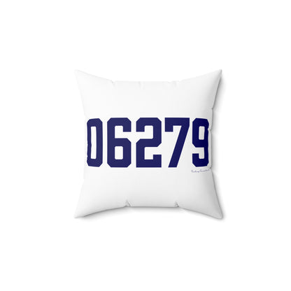 06279 Willington Connecticut Zip Code Spun Polyester Square Pillow