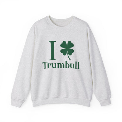 I Clover Trumbull (Green) Unisex Heavy Blend™ Crewneck Sweatshirt