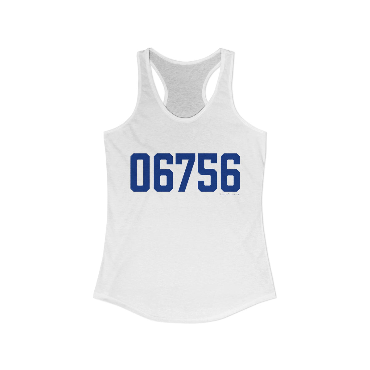 06756 Goshen Connecticut Zip Code Women's Ideal Racerback Tank Top