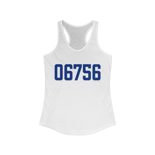 06756 Goshen Connecticut Zip Code Women's Ideal Racerback Tank Top